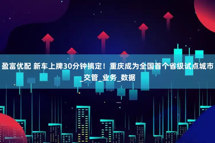 盈富优配 新车上牌30分钟搞定！重庆成为全国首个省级试点城市_交管_业务_数据